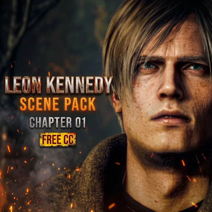 Leon Kennedy Scene Pack I RE 4 - Chapter 01